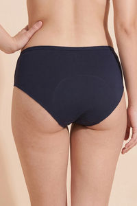 Lavos Medium Rise Full Coverage Hipster Period Panty (Pack of 2) - Black Navy — thumbnail 8